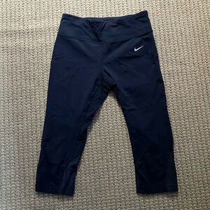 Nike Running Navy Cropped Leggings